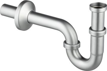 VIEGA 5611.5 designový sifon k umyvadlu DN32, s převlečnou maticí 5/4, matný chrom
