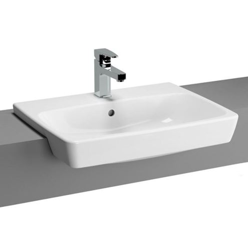 VITRA METROPOLE umyvadlo 50 cm, s otvorem pro baterii a přepadem, VitrAhygiene 5667B003-0012 Obrázek - Hlavní obrázek