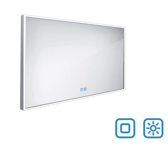 NIMCO ZP 13000 zrcadlo 120x70 cm, reverzibilní, s osvětlením, s regulací stmívání a teploty světla, se dvěma senzory ZP 13006VX Obrázek - Hlavní obrázek