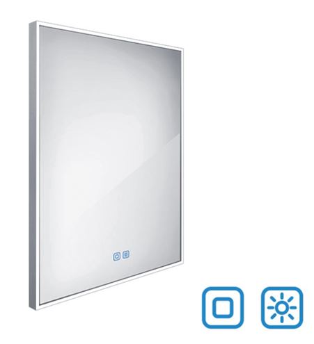 NIMCO ZP 13000 zrcadlo 60x80 cm, reverzibilní, s osvětlením, s regulací stmívání a teploty světla, se dvěma senzory ZP 13002VX Obrázek - Hlavní obrázek