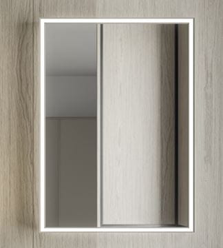 INDA PIRANO zrcadlo 40x80 cm, s osvětlením, s regulací stmívání S921000WM Obrázek - fotka