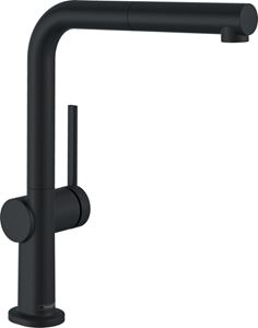 HANSGROHE TALIS M54 dřezová baterie, s vytahovací koncovkou, EcoSmart, matná černá