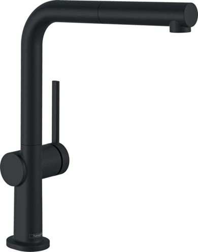HANSGROHE TALIS M54 dřezová baterie, s vytahovací koncovkou, EcoSmart, matná černá 72845670 Obrázek - Hlavní obrázek