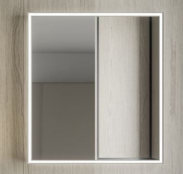 INDA PIRANO zrcadlo 60x80 cm, s osvětlením, s regulací stmívání S921010SA Obrázek - fotka