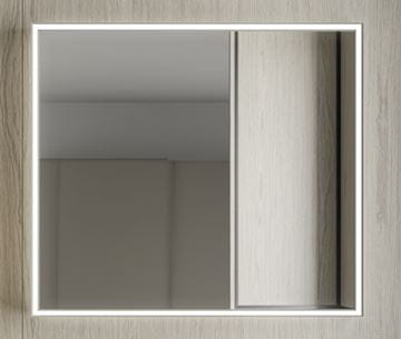 INDA PIRANO zrcadlo 80x80 cm, s osvětlením, s regulací stmívání S921020BZ Obrázek - fotka