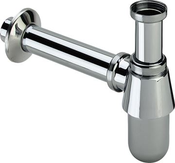 VIEGA 5753 designový sifon k umyvadlu DN32, s převlečnou maticí 5/4, chrom