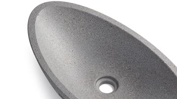 SVIS DESIGN ORION HARDCORE umyvadlová mísa 60 cm, bez přepadu, beton, světlá šedá UBX040706090100001 Obrázek - fotka