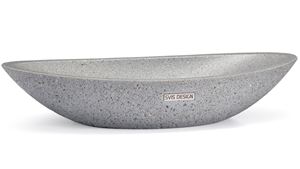 SVIS DESIGN ORION HARDCORE umyvadlová mísa 60 cm, bez přepadu, beton, světlá šedá