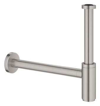 GROHE designový sifon k umyvadlu DN32, s převlečnou maticí 5/4, supersteel