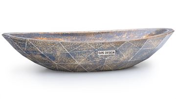 SVIS DESIGN DIAMOND BASIC umyvadlová mísa 60 cm, bez přepadu, beton, modrošedá UBX070006000003012 Obrázek - fotka