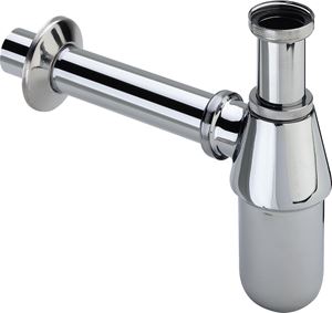 VIEGA 5763 designový sifon k umyvadlu DN40, s převlečnou maticí 5/4, chrom