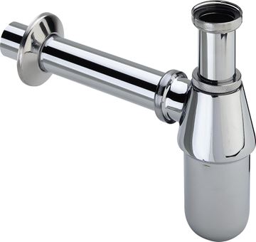 VIEGA 5763 designový sifon k umyvadlu DN40, s převlečnou maticí 6/4, chrom
