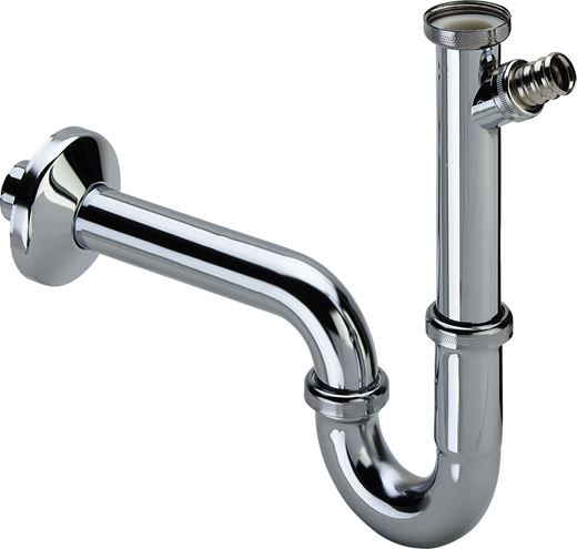 VIEGA 5611.6 designový sifon k umyvadlu DN32, s přípojkou a převlečnou maticí 5/4, chrom 445577 Obrázek - Hlavní obrázek