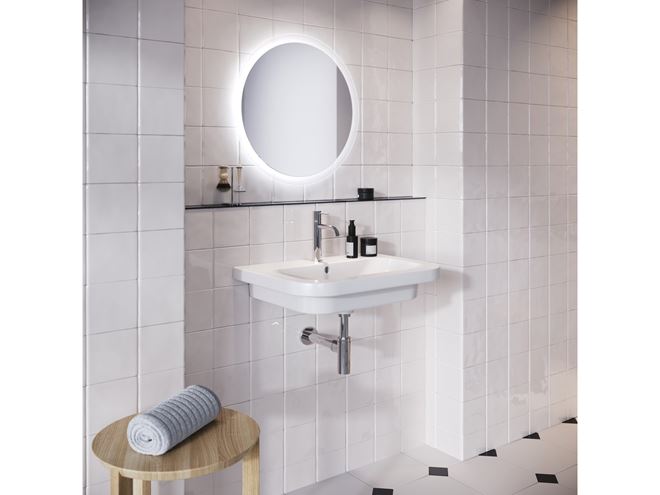 RAVAK designový sifon k umyvadlu DN32, s převlečnou maticí 5/4, chrom X01371 Obrázek - fotka