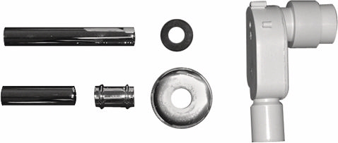 DURAVIT ARCHITEC podomítkový sifon k umyvadlu DN32, chrom 0050441000 Obrázek - Hlavní obrázek