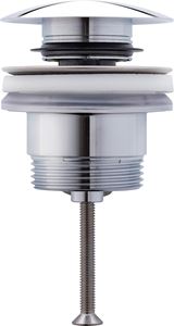 DURAVIT umyvadlová výpust, click-clack, bez přepadu, chrom
