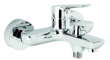 NOVASERVIS METALIA 54 vanová nástěnná baterie, s přepínačem, chrom
