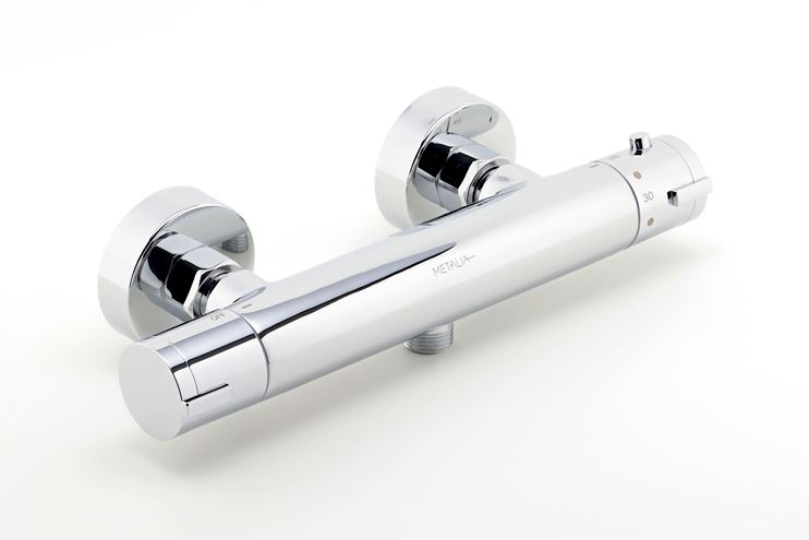 NOVASERVIS METALIA 57 sprchová nástěnná termostatická baterie, se sprchovou soupravou, Eco, chrom 54960,0 Obrázek - fotka