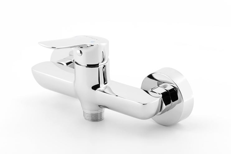 NOVASERVIS METALIA 54 umyvadlová/dřezová nástěnná baterie, bez ramínka, chrom 54070/1,0 Obrázek - fotka