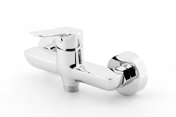 NOVASERVIS METALIA 54 umyvadlová/dřezová nástěnná baterie, bez ramínka, chrom 54070/1,0 Obrázek - fotka