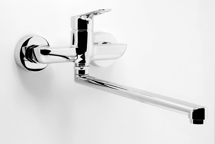 NOVASERVIS METALIA 54 umyvadlová/dřezová nástěnná baterie, Eco, chrom 54078,0E Obrázek - fotka