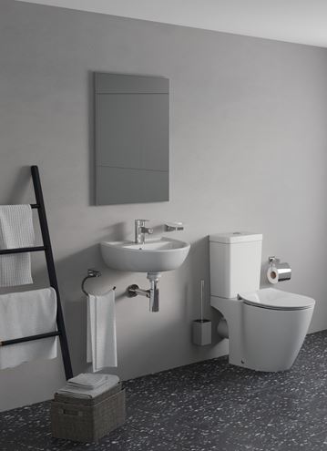 IDEAL STANDARD designový sifon k umyvadlu DN32, s převlečnou maticí 5/4, chrom D5859AA Obrázek - fotka