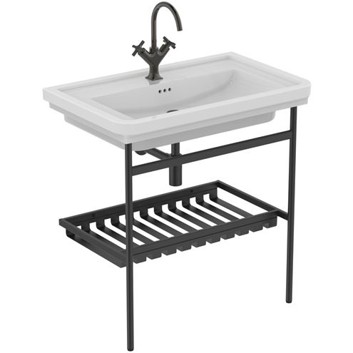 IDEAL STANDARD designový sifon k umyvadlu DN32, s převlečnou maticí 5/4, černá T4441XG Obrázek - fotka