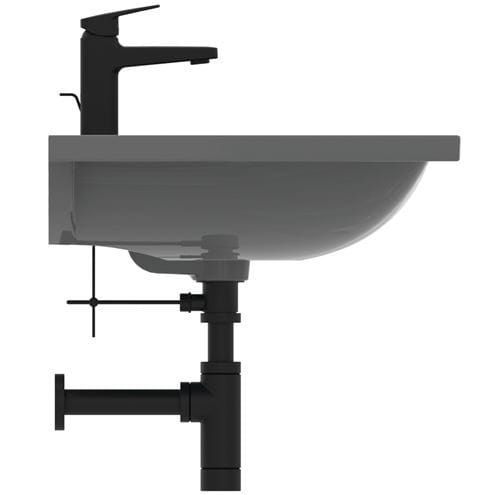 IDEAL STANDARD designový sifon k umyvadlu DN32, s převlečnou maticí 5/4, černá T4441XG Obrázek - fotka
