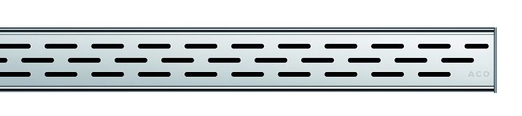 ACO SHOWERDRAIN C, C+ perforovaný rošt SLOT 978 mm, nerez ocel 9010.88.78 Obrázek - Hlavní obrázek