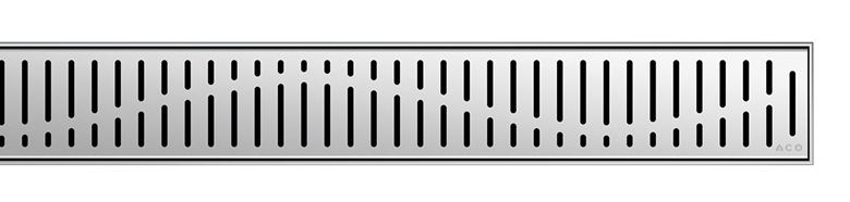 ACO SHOWERDRAIN C, C+ perforovaný rošt WAVE 578 mm, nerez ocel 9010.88.60 Obrázek - Hlavní obrázek