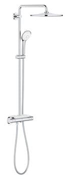 GROHE EUPHORIA SYSTEM 310 sprchový set s termostatickou baterií, horní sprcha, ruční sprcha se 3 proudy, tyč, hadice, chrom