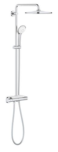 GROHE EUPHORIA SYSTEM 310 sprchový set s termostatickou baterií, horní sprcha, ruční sprcha se 3 proudy, tyč, hadice, chrom 26849000 Obrázek - Hlavní obrázek