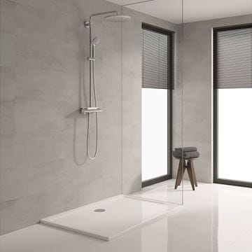 GROHE EUPHORIA SYSTEM 310 sprchový set s termostatickou baterií, horní sprcha, ruční sprcha se 3 proudy, tyč, hadice, chrom 26849000 Obrázek - fotka