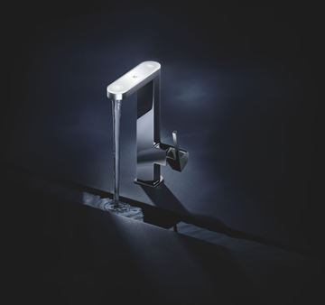 GROHE PLUS umyvadlová stojánková baterie, digitální, napájení z baterie, s odtokovou soupravou, Water Saving, chrom 23958003 Obrázek - fotka