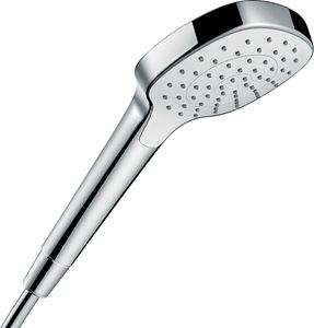 HANSGROHE CROMA E 1JET ruční sprcha pr. 110 mm, EcoSmart, bílá/chrom