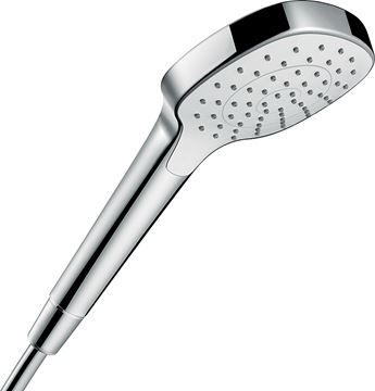 HANSGROHE CROMA E 1JET ruční sprcha pr. 110 mm, EcoSmart, bílá/chrom