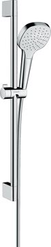 HANSGROHE CROMA SELECT E 1JET sprchová souprava 3-dílná, ruční sprcha 110x110 mm, tyč, hadice, bílá/chrom