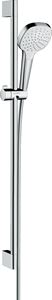 HANSGROHE CROMA SELECT E 1JET sprchová souprava 3-dílná, ruční sprcha 110x110 mm, tyč, hadice, bílá/chrom
