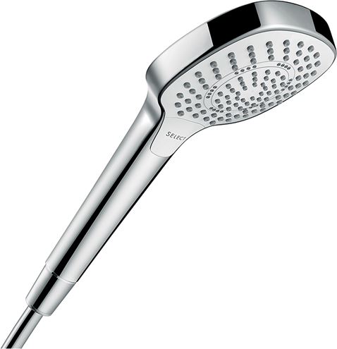 HANSGROHE CROMA SELECT E 3JET ruční sprcha 110x110 mm, 3 proudy, bílá/chrom 26810400 Obrázek - Hlavní obrázek