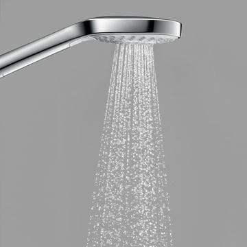 HANSGROHE CROMA SELECT E 3JET ruční sprcha 110x110 mm, 3 proudy, bílá/chrom 26810400 Obrázek - fotka