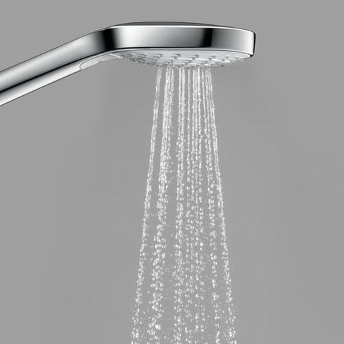HANSGROHE CROMA SELECT E 3JET ruční sprcha 110x110 mm, 3 proudy, bílá/chrom 26812400 Obrázek - fotka