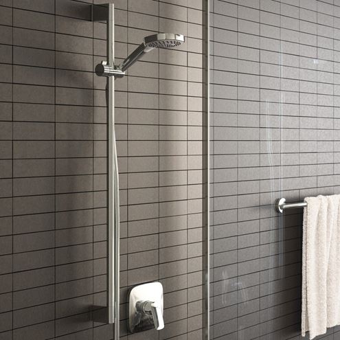 HANSGROHE CROMA SELECT E 3JET sprchová souprava 3-dílná, ruční sprcha 110x110 mm, 3 proudy, tyč, hadice, bílá/chrom 26590400 Obrázek - fotka