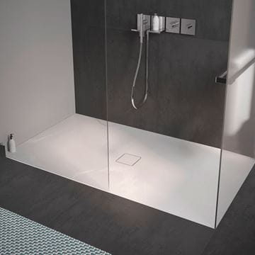 KALDEWEI CONOFLAT 794-1 sprchová vanička 80x140 cm, smaltovaná ocel, bez nosiče, Perl Effekt 466400013001 Obrázek - fotka