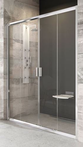 RAVAK BLIX BLDP4 180 sprchové dveře 181x190 cm, posuvné, chrom lesk/sklo transparent 0YVY0C00Z1 Obrázek - Hlavní obrázek