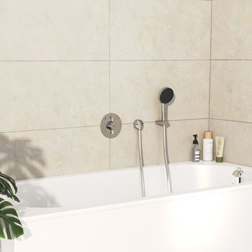 HANSGROHE DUOTURN E podomítková baterie, pro 2 spotřebiče, chrom 75418000 Obrázek - fotka