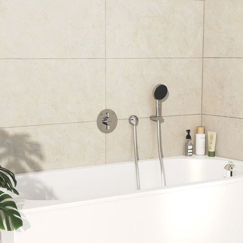 HANSGROHE DUOTURN E podomítková baterie, pro 2 spotřebiče, chrom 75418000 Obrázek - fotka