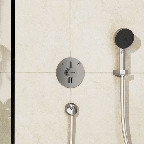 HANSGROHE DUOTURN E podomítková baterie, pro 2 spotřebiče, chrom 75418000 Obrázek - fotka