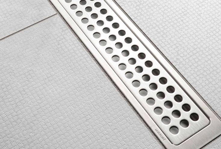 UNIDRAIN CLASSICLINE 1600 perforovaný rošt CLASSIC 860 mm, kartáčovaná nerez ocel 1601.0900 Obrázek - fotka