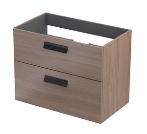 ORISTO NARVIK skříňka pod umyvadlo 79,8x45,5x62 cm, 2 zásuvky, dub