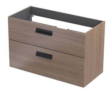 ORISTO NARVIK skříňka pod umyvadlo 99,8x45,5x62 cm, 2 zásuvky, dub